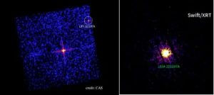 star trackers - ray Transient Source Discovered by LEIA on satellite