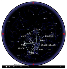 Orion to south, New year comes - the mysteries of the winter starry sky